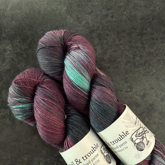 Toil & Trouble Hand Dyed Yarn - Classic Sock