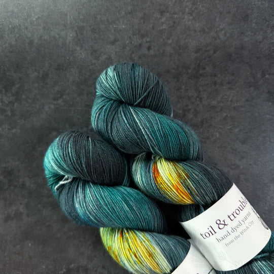 Toil & Trouble Hand Dyed Yarn - Classic Sock