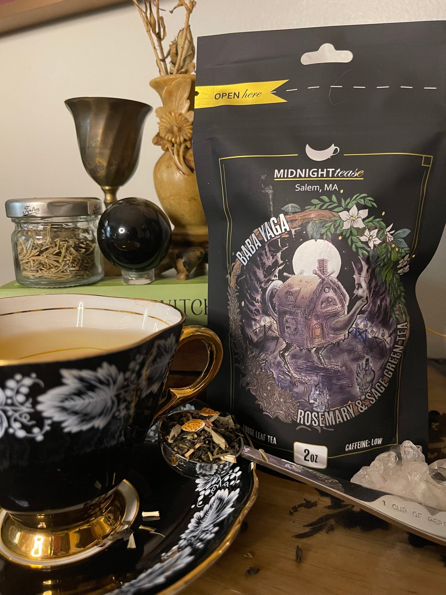 Baba Yaga Tea by Midnight Teas(e) - Rosemary & Sage Green Tea