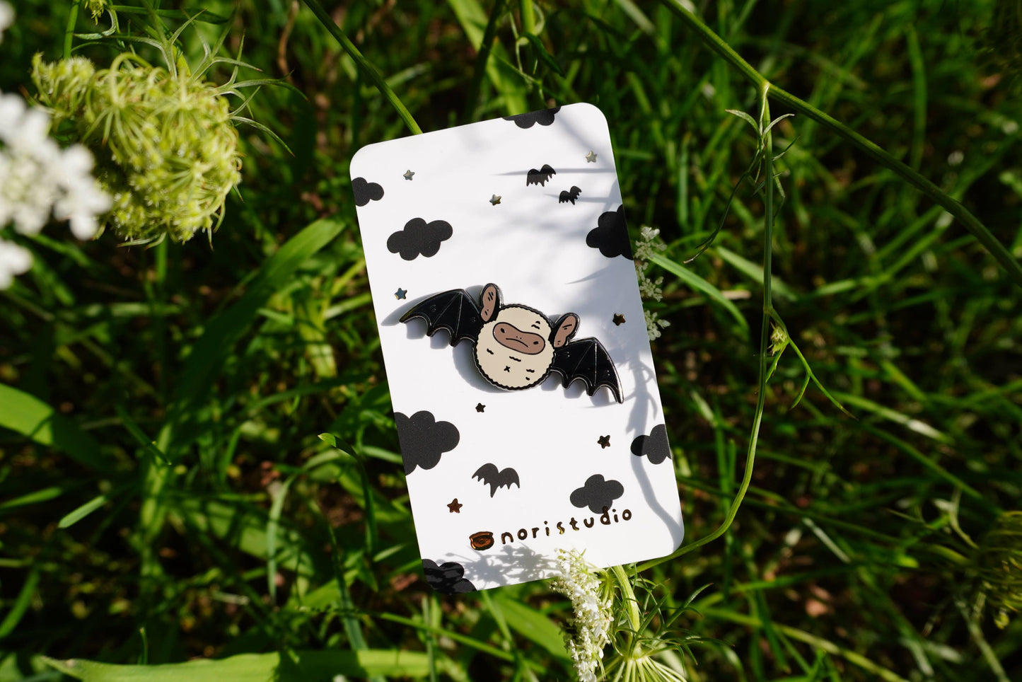 Little Brown Bat Enamel Pin