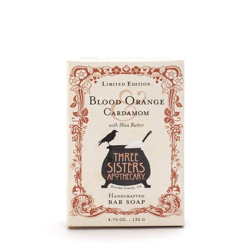 Blood Orange & Cardamom Handmade Bar Soap by Soap Cauldron.