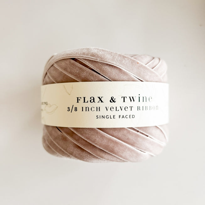 Flax & Twine Velvet Ribbon