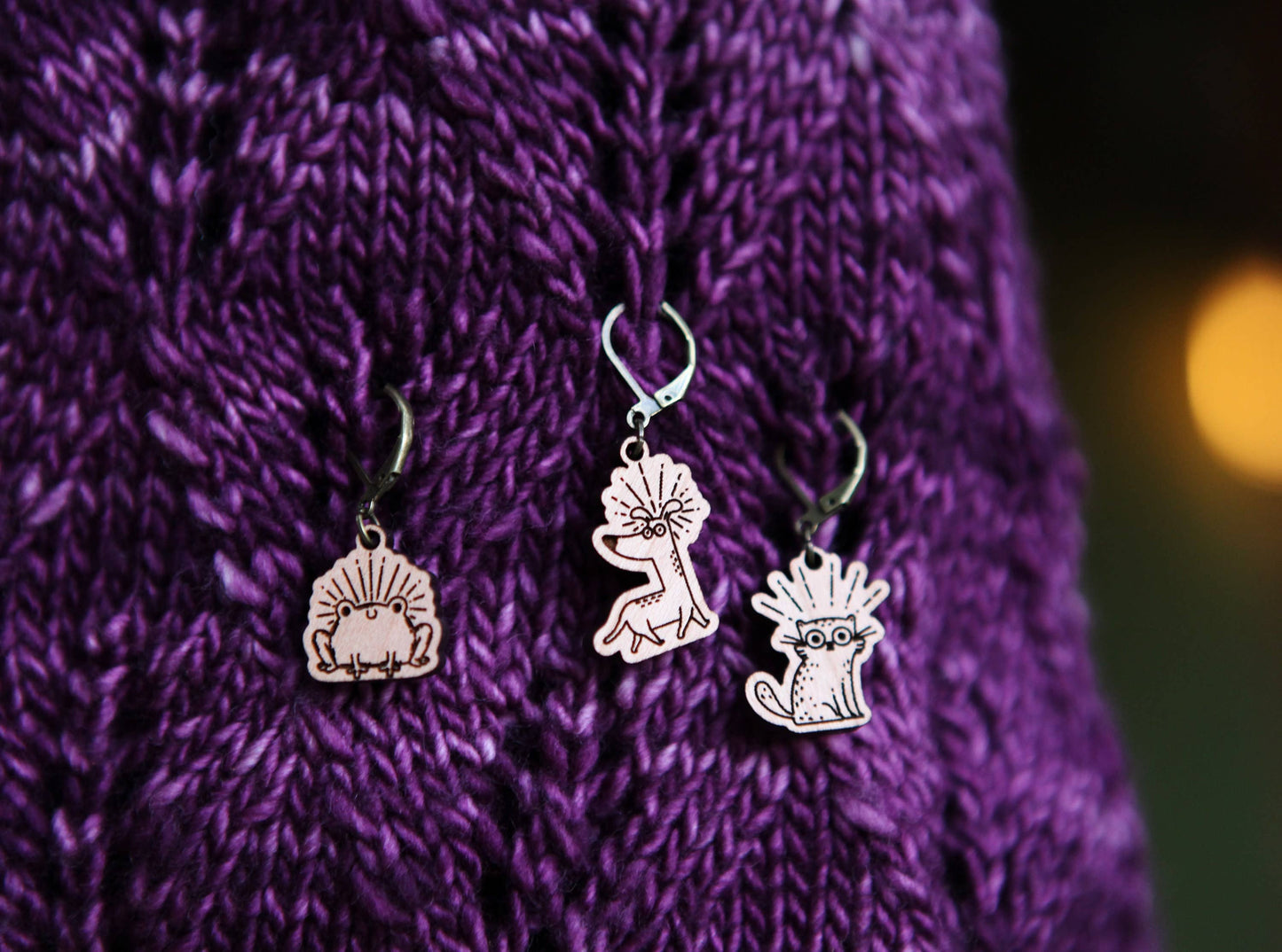 Pet Animal Knitting Progress Keepers & Stitch Markers