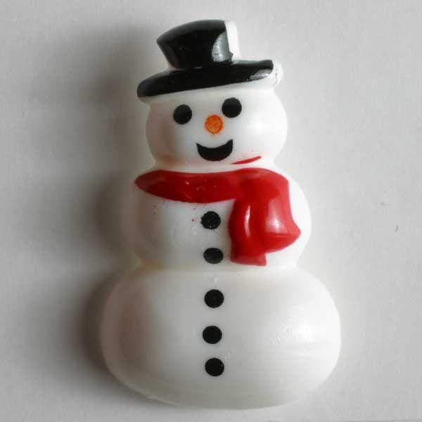 340618 - Snowman button