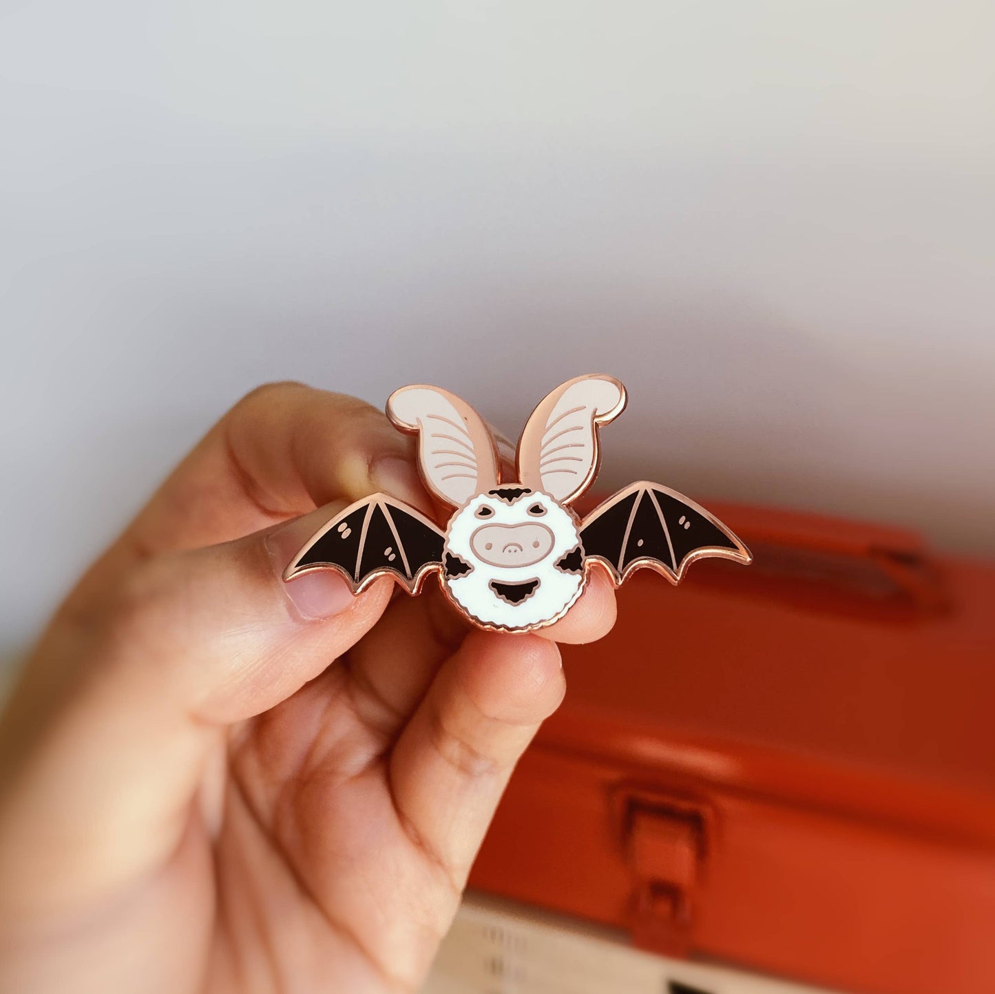 Spotted Bat Enamel Pin