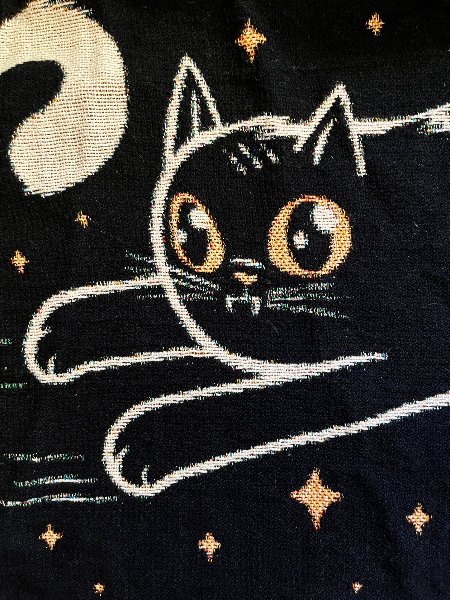 OuroPURRos Woven Throw Blanket | witchy | cats | occult: 60"x80"
