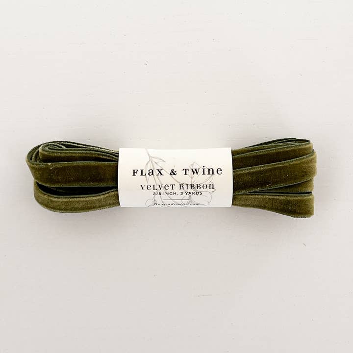 Flax & Twine Velvet Ribbon