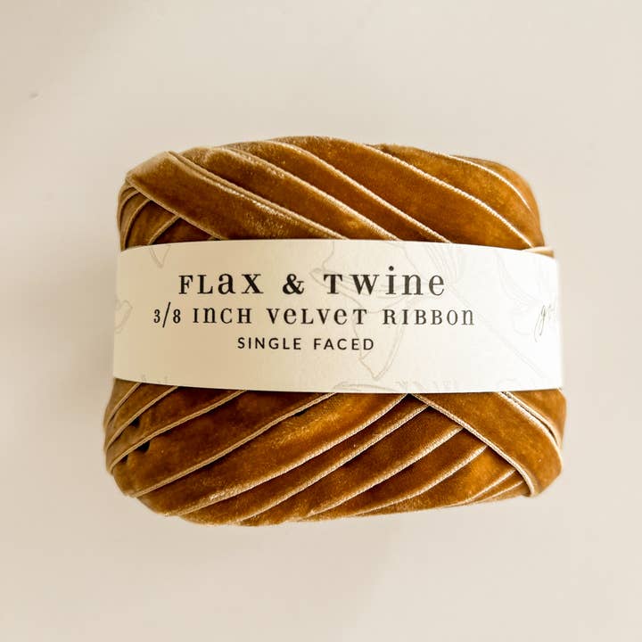 Flax & Twine Velvet Ribbon
