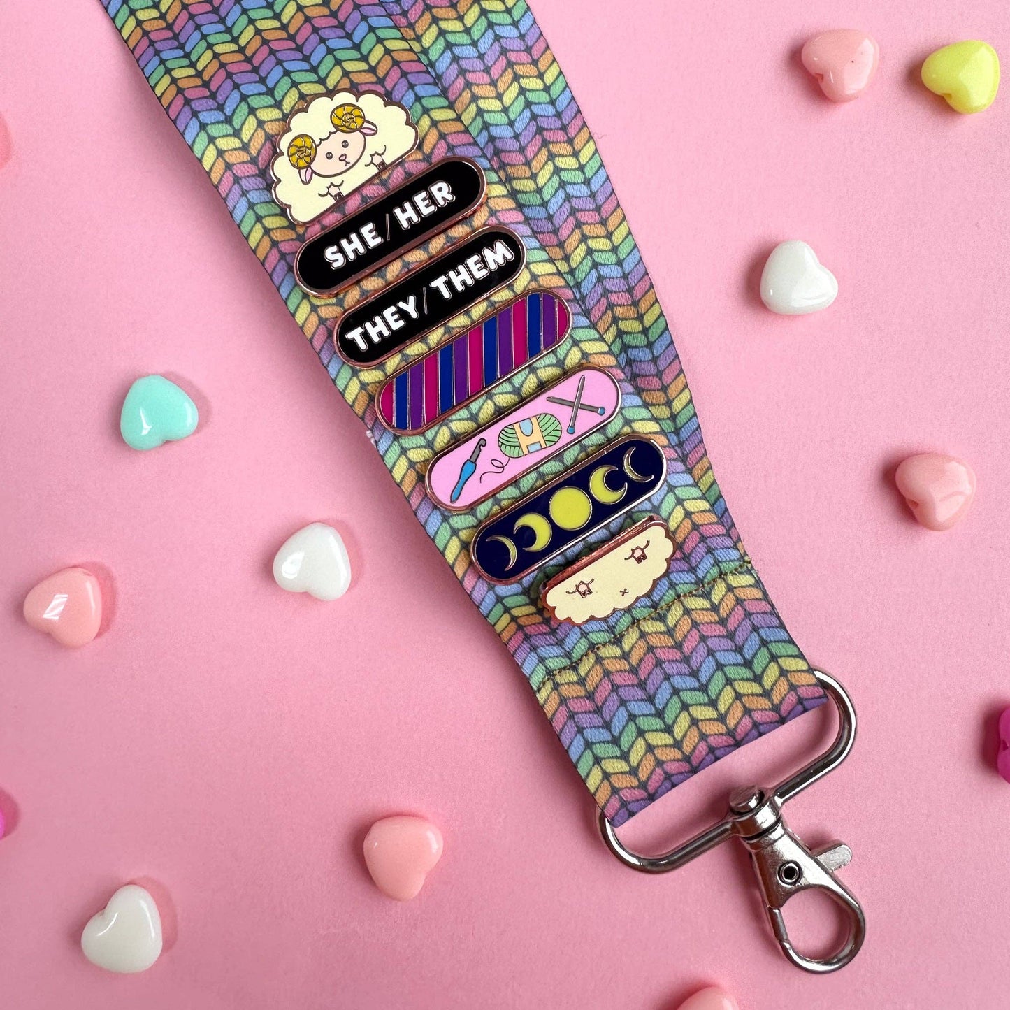 Transgender Pride Plaque Enamel Pin