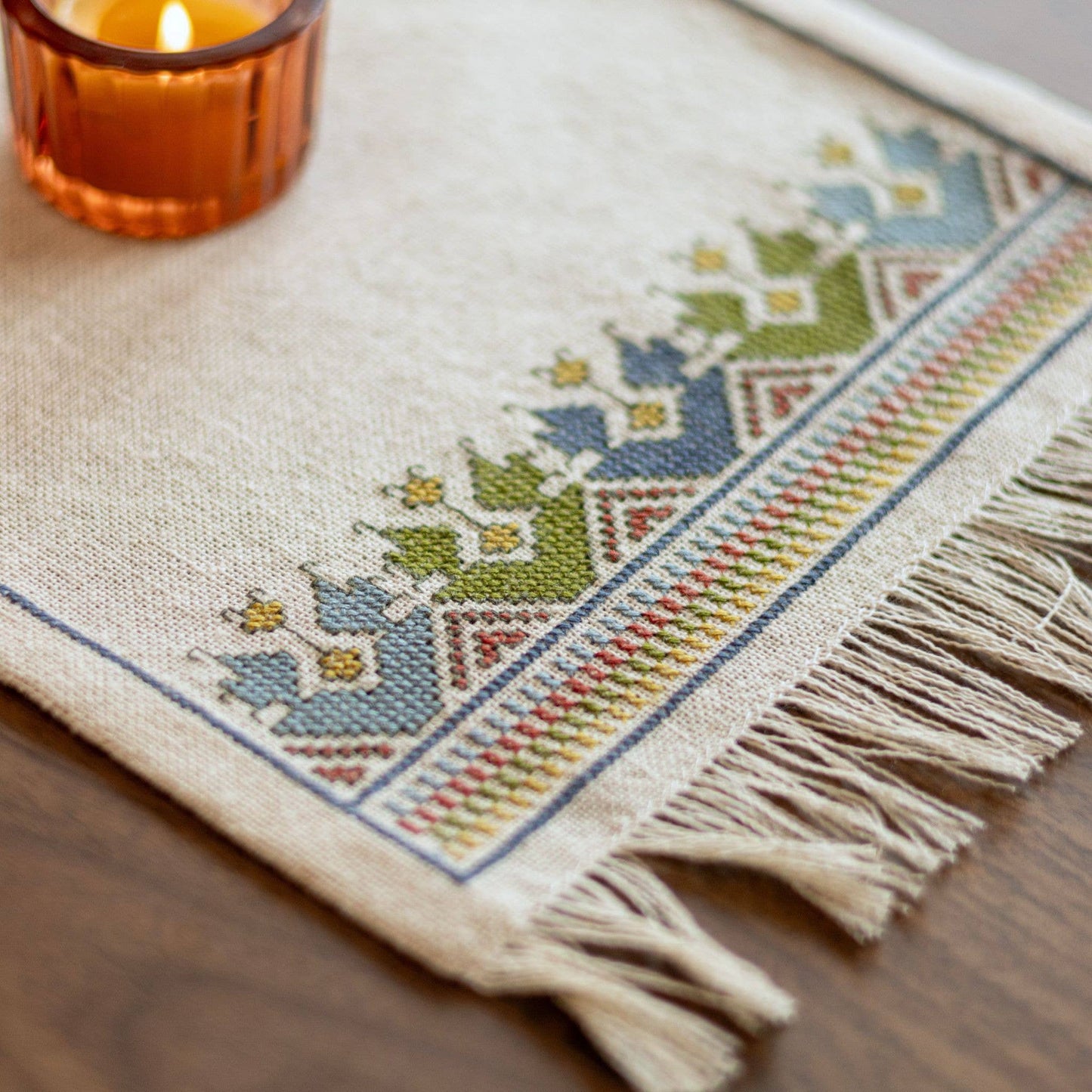Little Baskets Cross Stitch Kit - Greek Inspired