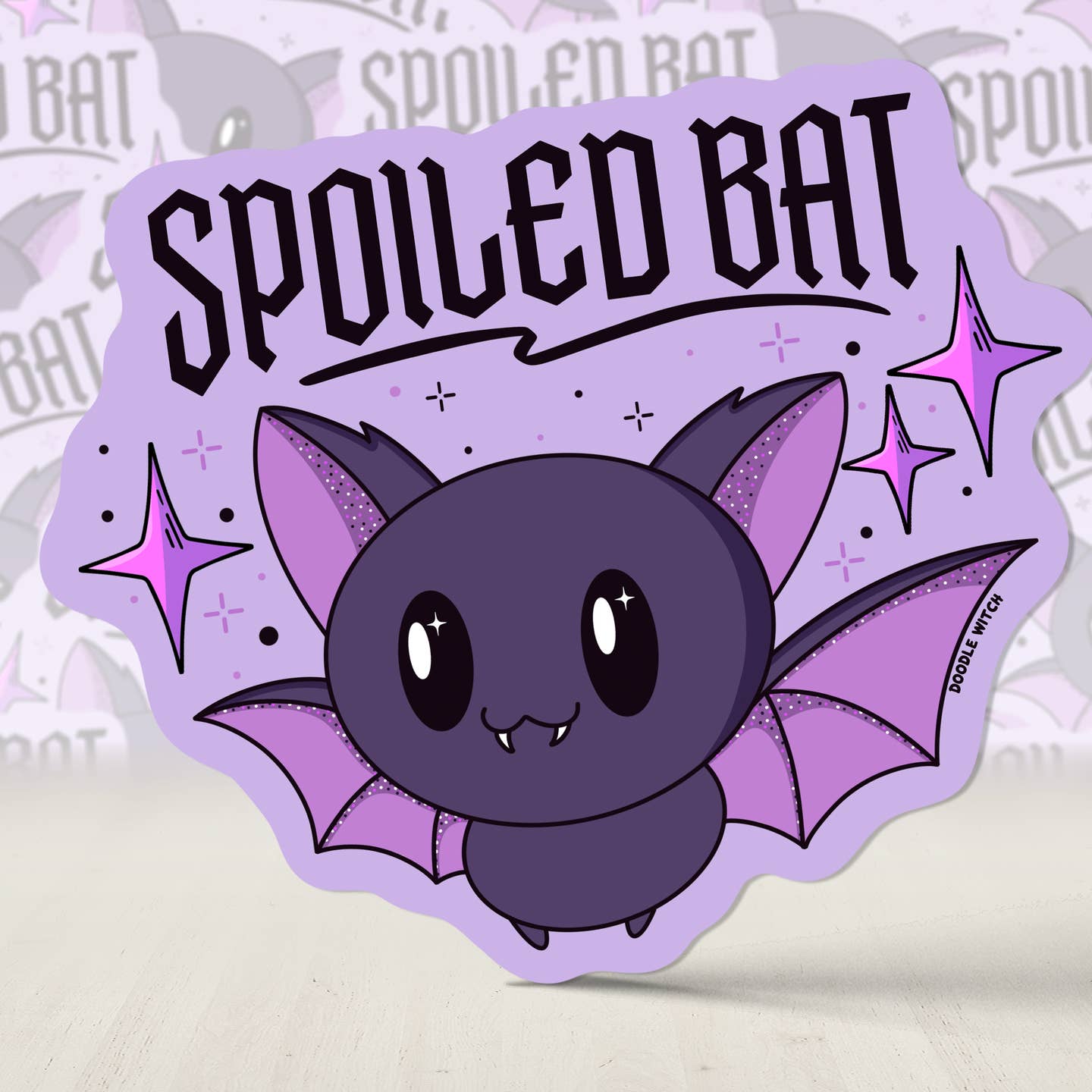 Spoiled Brat Bat Sticker