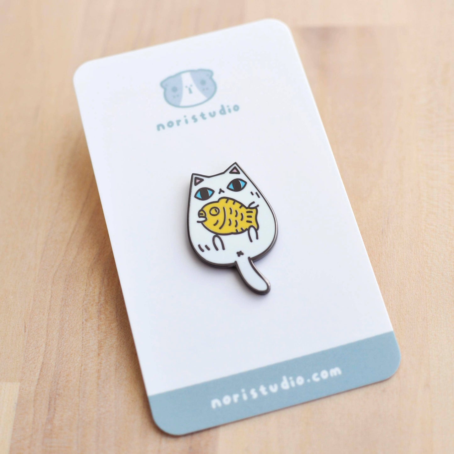 Taiyaki Cat Enamel Pin