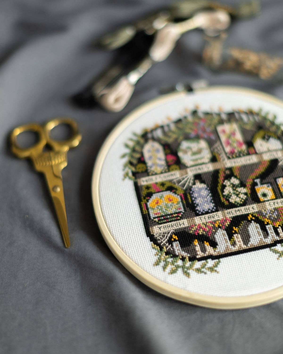 'The Apothecary' Cross Stitch Kit