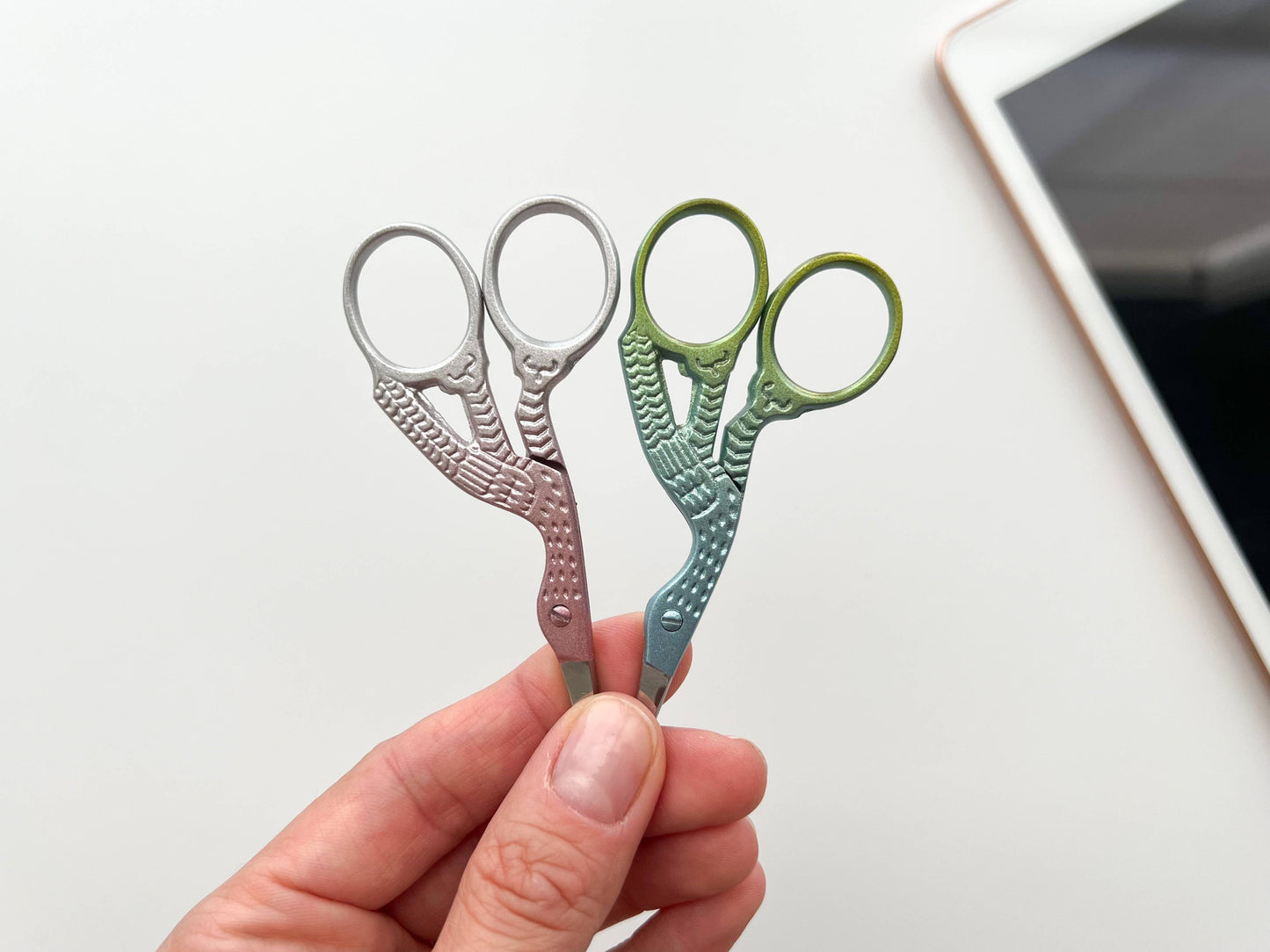 Stork Embroidery Scissors - Assorted Colors