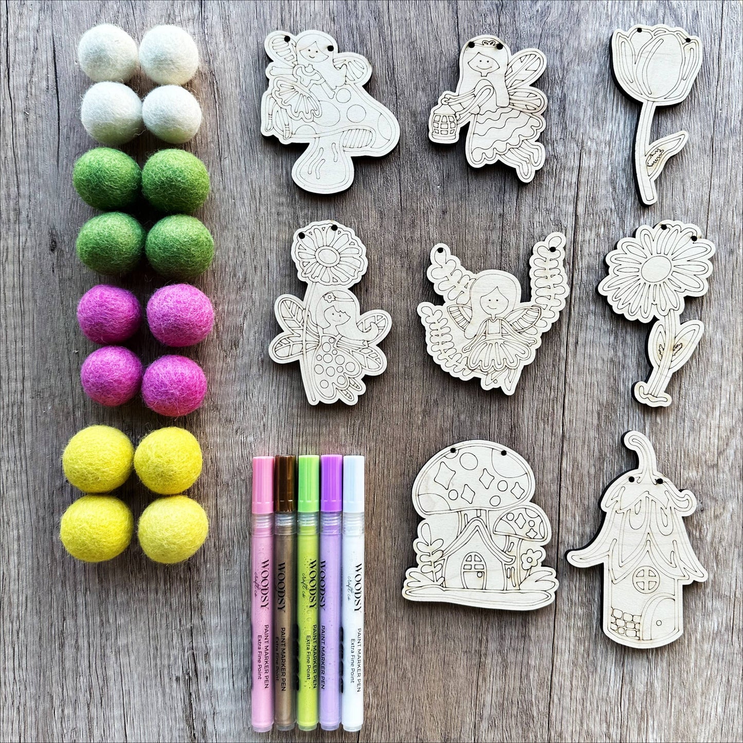 DIY Craft Kit - Fairy Garden Garland Kit