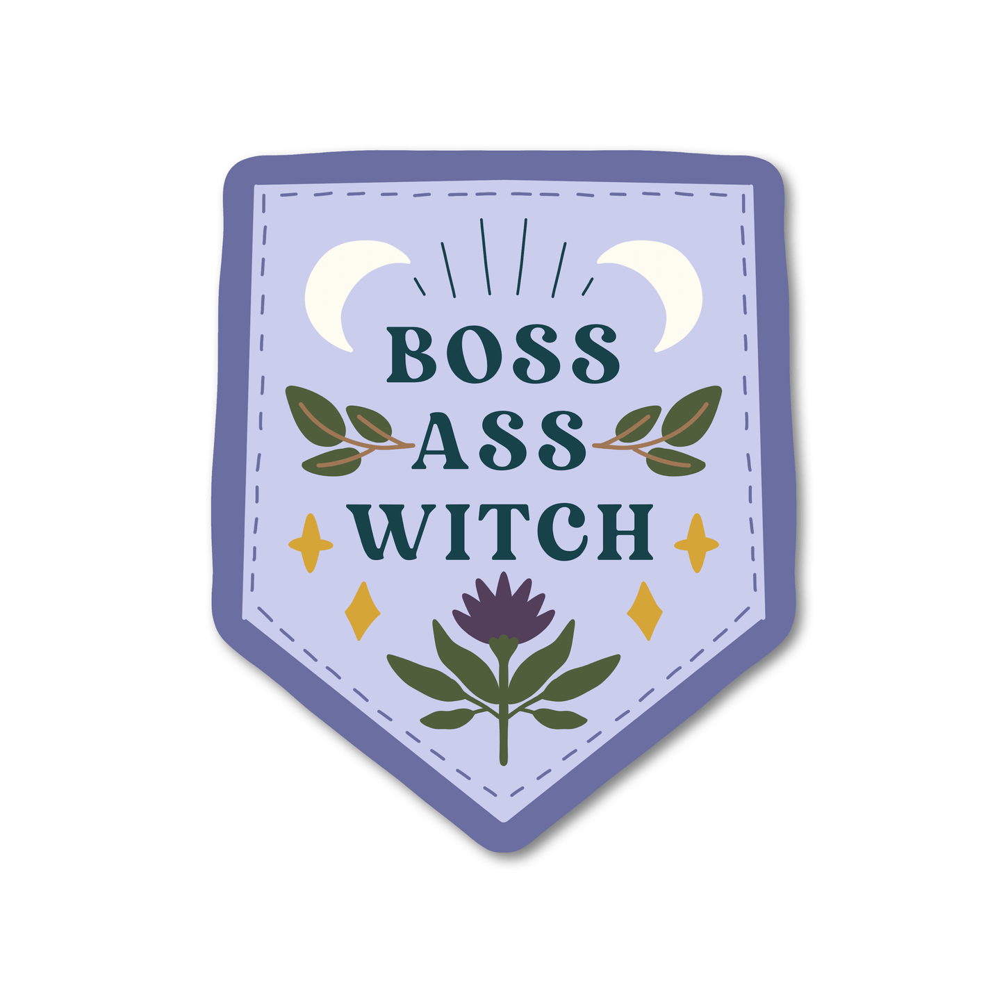 Boss Ass Witch Vinyl Sticker