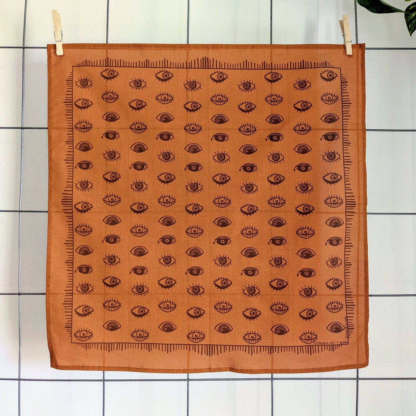 Bandana | eyeball - orange