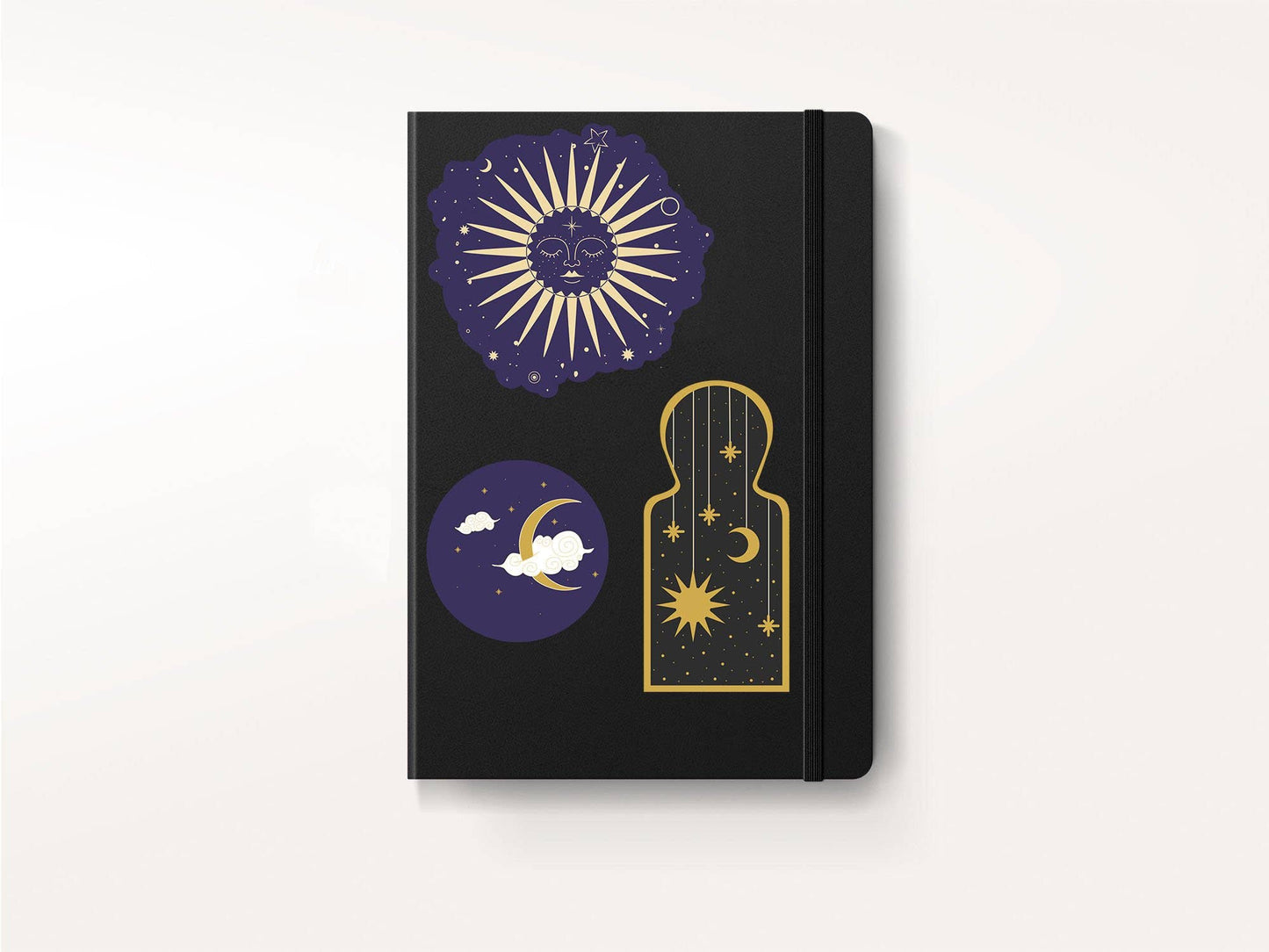 Galaxy Keyhole Vinyl Sticker: Die Cut Unpackaged