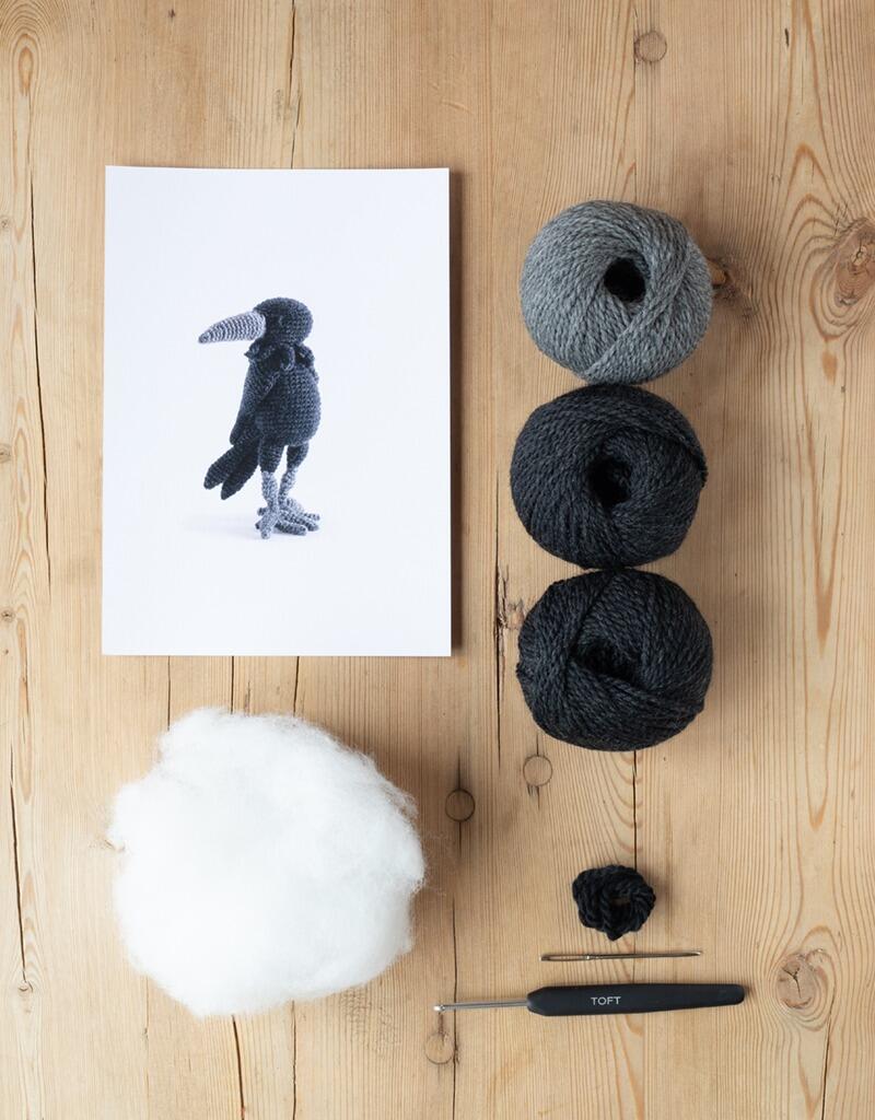 Henry the Raven Crochet Kit