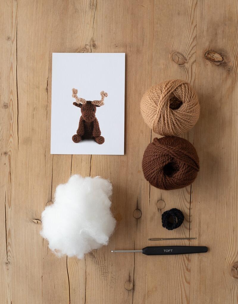 Mini Logan the Moose Crochet Kit