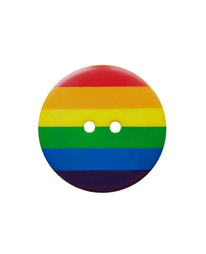 341449 - Round Rainbow Button