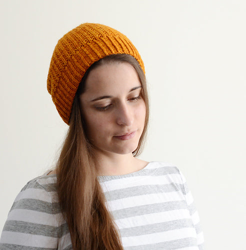 Juxtaposed Hat and Shawl Set - PDF Pattern