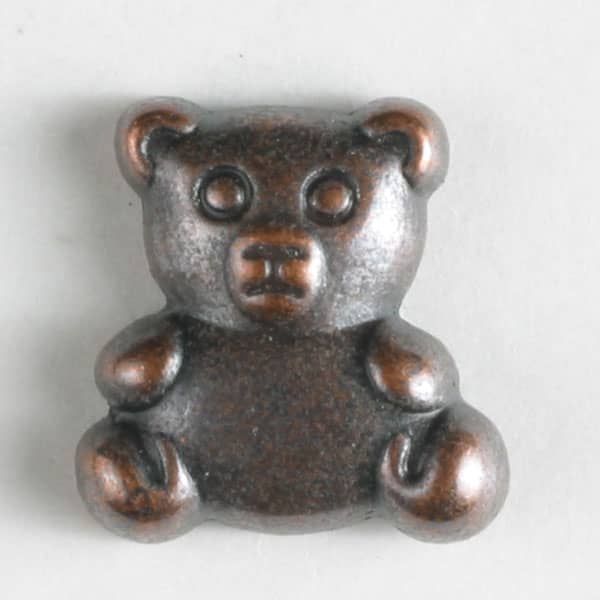 Metal Teddy Bear Buttons