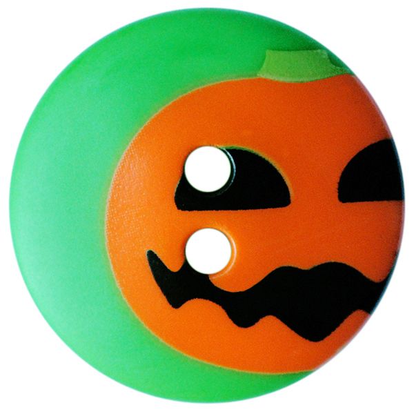 Children's Pumpkin Button