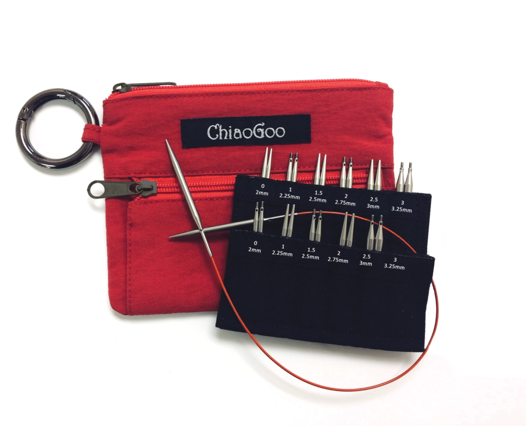 ChiaoGoo 2" & 3" TWIST Mini/Shortie Interchangeable Set - US 0-3 (2mm-3.25mm)