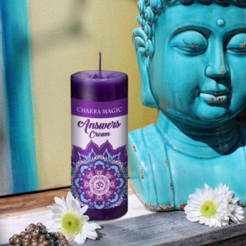 Chakra Magic Answers Candle - Crown