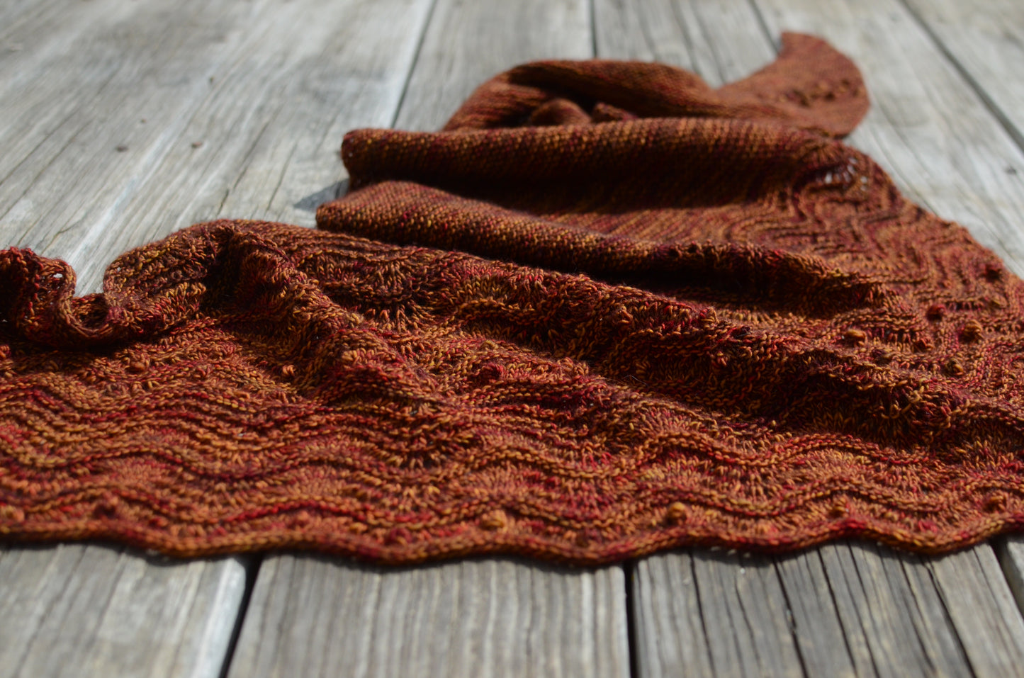 From the Embers - A Beltane Shawl Knitting Pattern - Digital Download