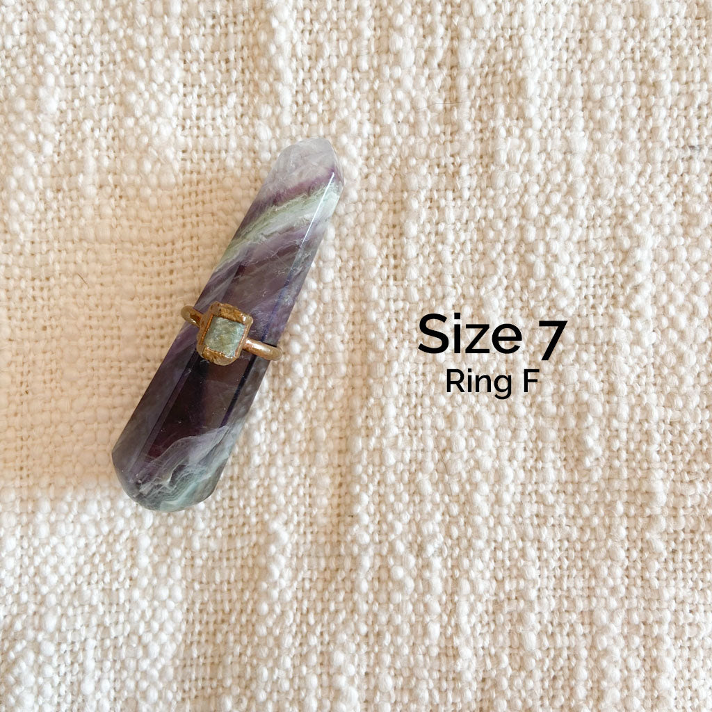 Blue Kyanite Electroform Rings