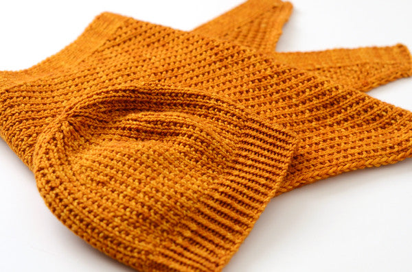 Juxtaposed Hat and Shawl Set - PDF Pattern
