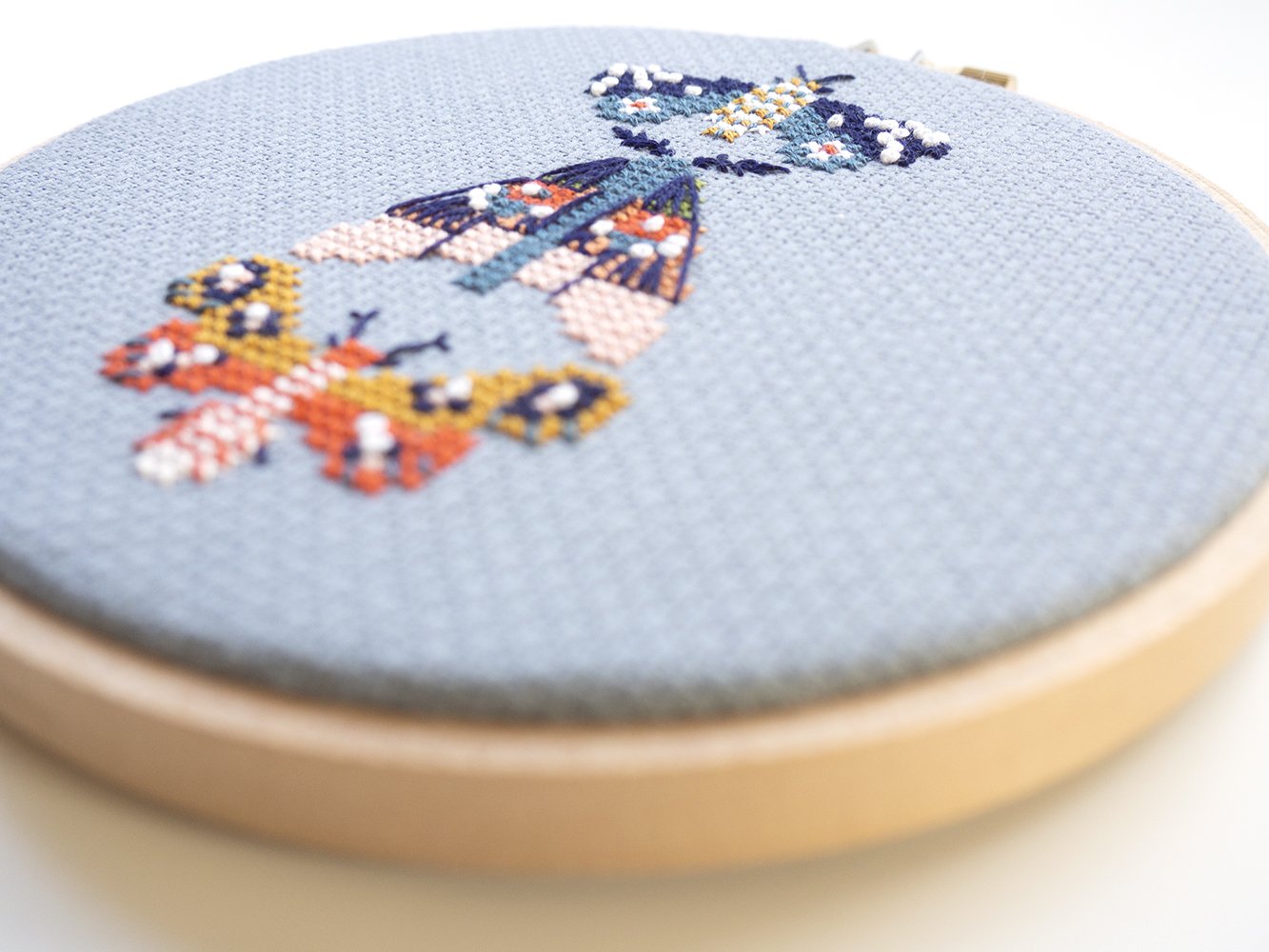Moths Cross Stitch Kit