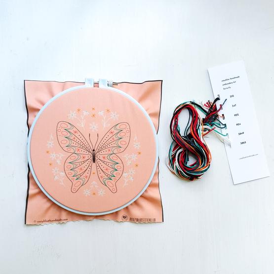 Butterfly - Cozyblue Handmade Embroidery Kit