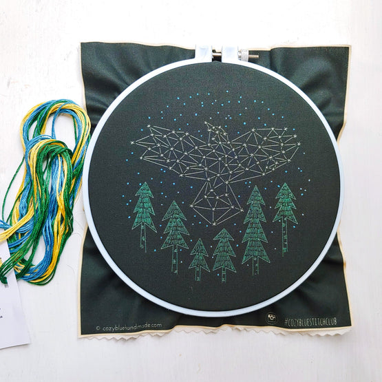 The Crow - Cozyblue Handmade Embroidery Kit