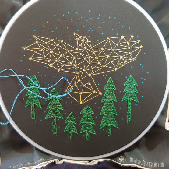 The Crow - Cozyblue Handmade Embroidery Kit