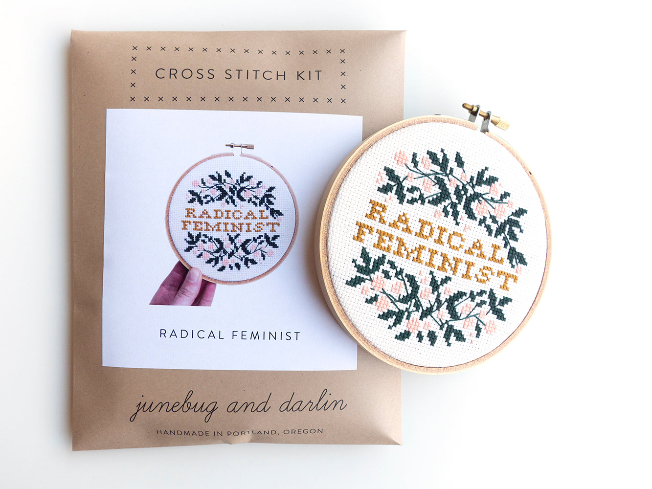 Radical Feminist Cross Stitch Kit