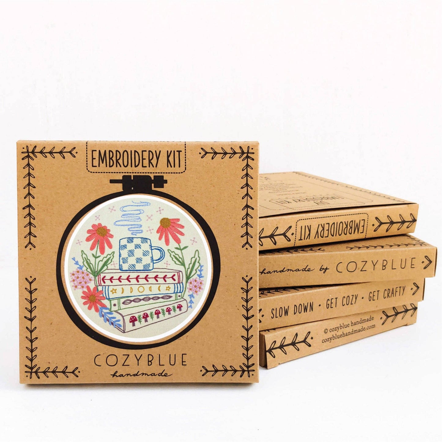 Book Nook - Cozyblue Handmade Embroidery Kit