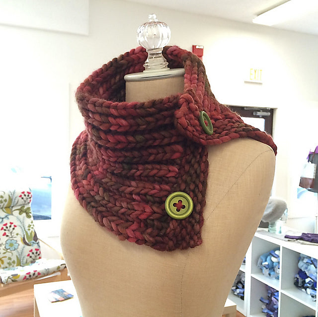 Wharf Wanderer Super Bulky Cowl - Knitting Pattern Digital Download
