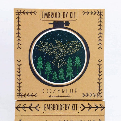 The Crow - Cozyblue Handmade Embroidery Kit