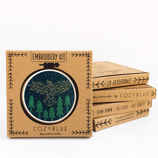 The Crow - Cozyblue Handmade Embroidery Kit