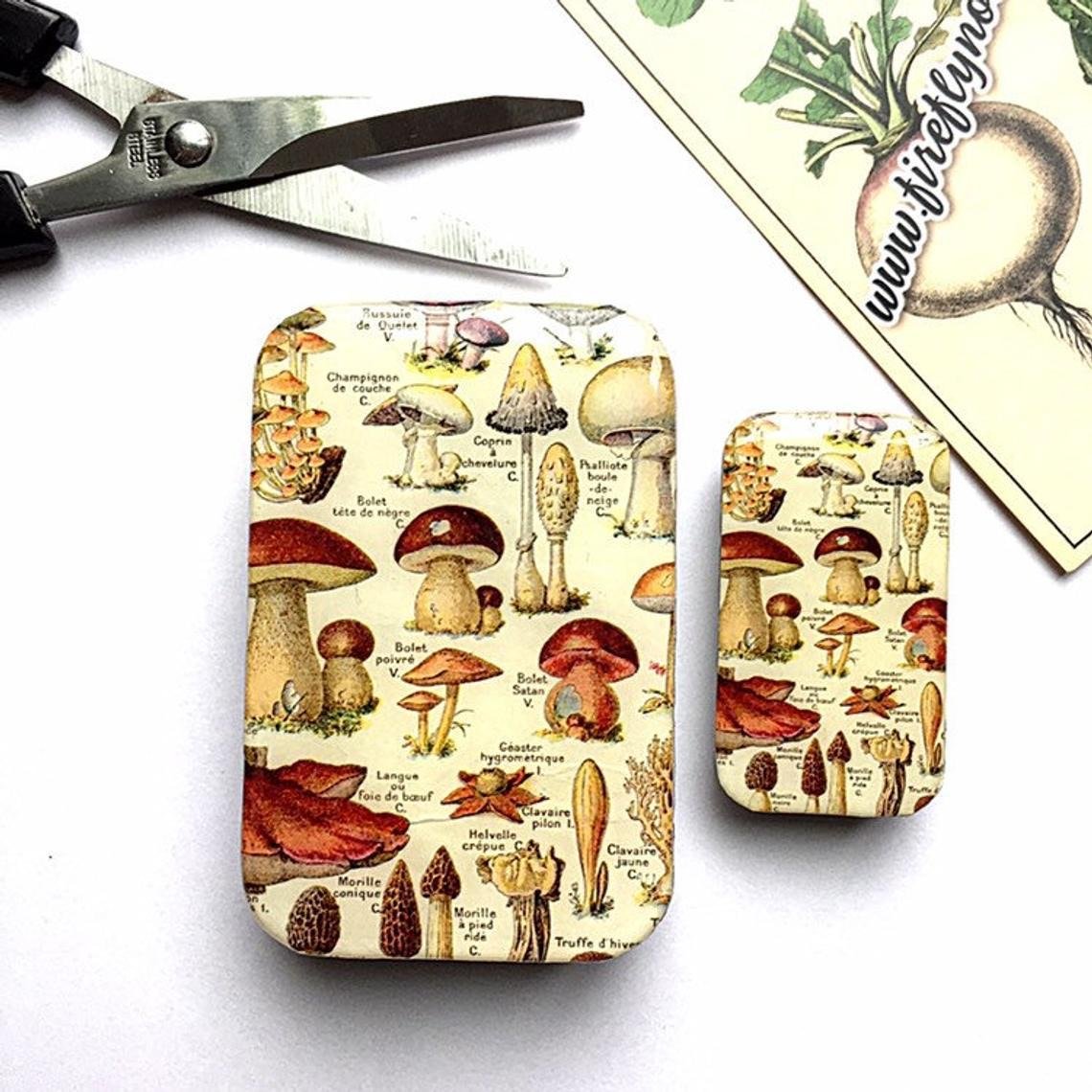 Mushroom Notions Storage Tin - Small & Large
