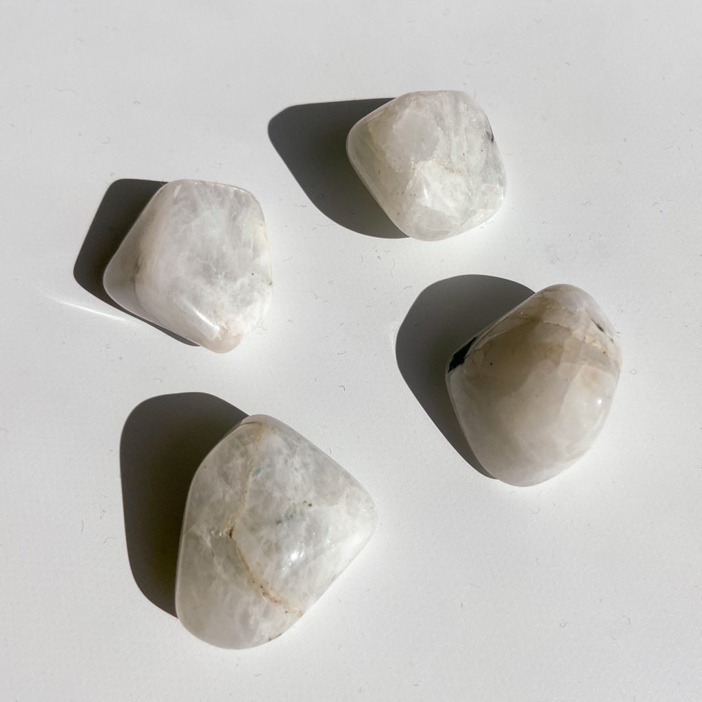 Tumbled Rainbow Moonstone