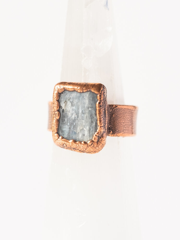 Blue Kyanite Electroform Rings