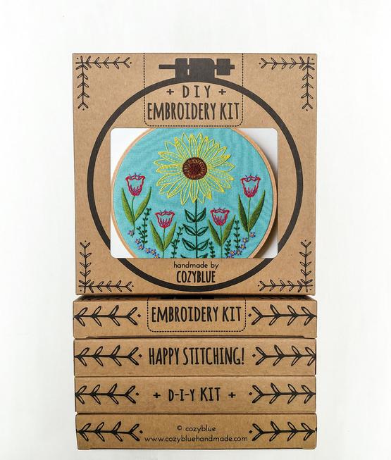 Summer Garden - Cozyblue Handmade Embroidery Kit