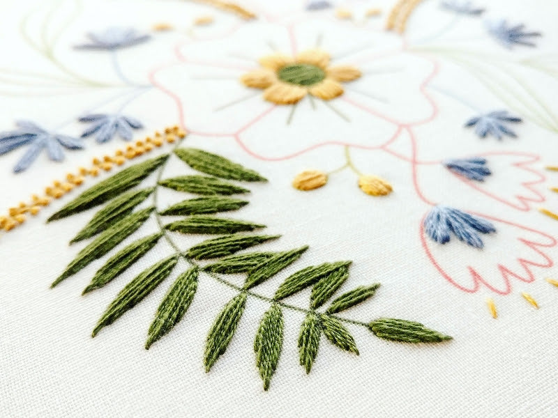 April Flowers - Cozyblue Handmade Embroidery Kit