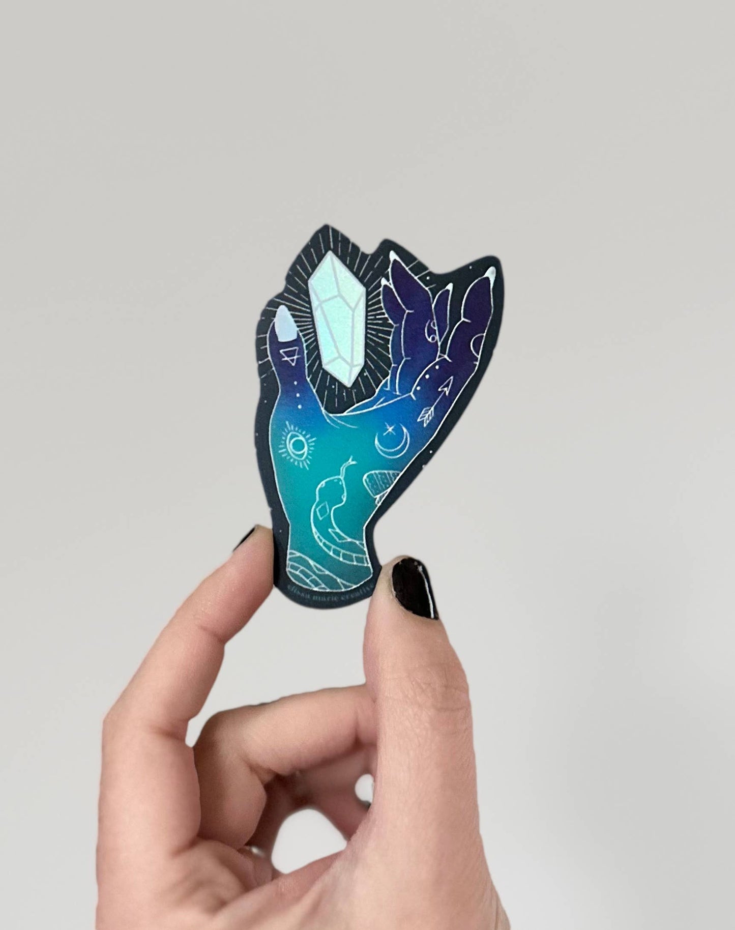 Crystal Magic Holo Sticker | witchy | metaphysical | hologra