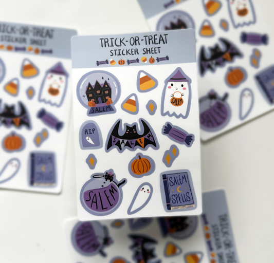 Salem Trick-Or-Treat Sticker Sheet