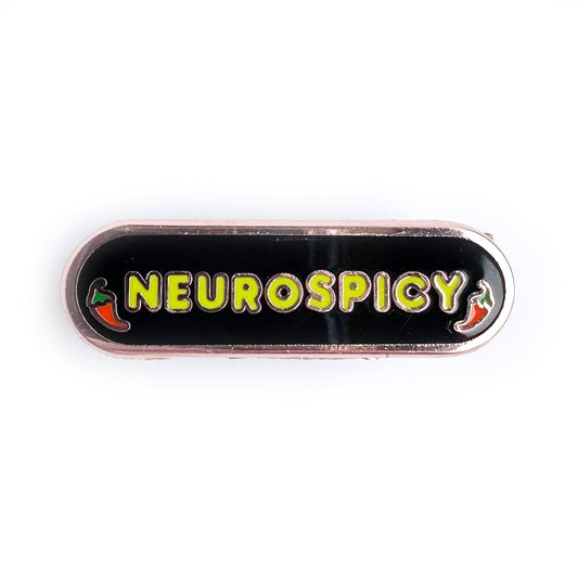 Neurospicy Personality Plaque Enamel Pin